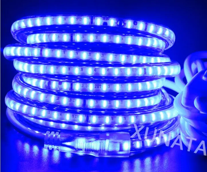 Светодиодная лента 220 в 240 В переменного тока IP67 водонепроницаемая 3014 SMD 120