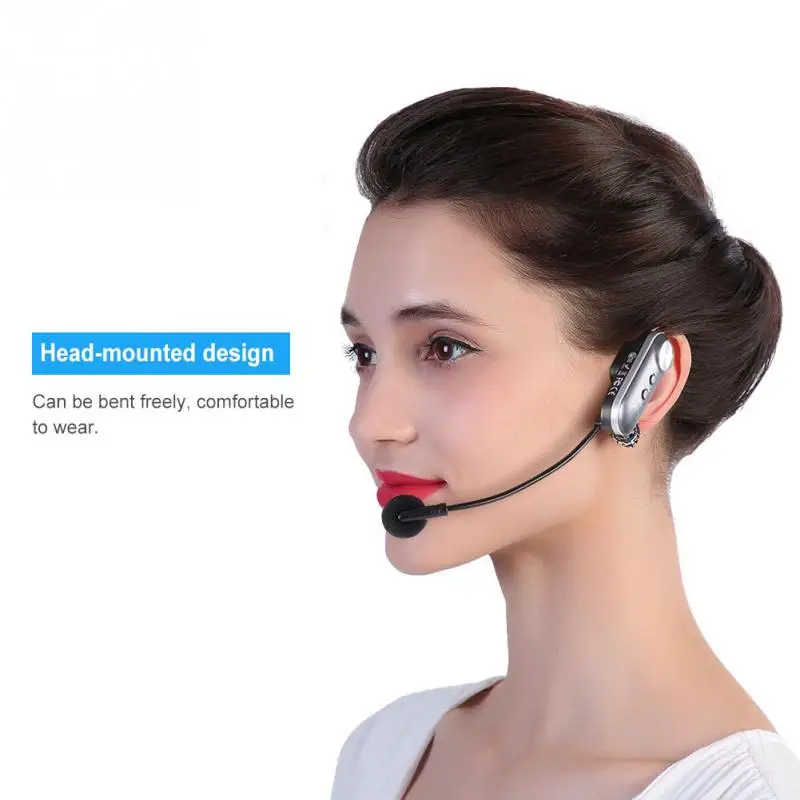 

New Bluetooth Head-mounted Wireless Microphone Mic FM Transmission head-mounted wireless Bluetooth microphone