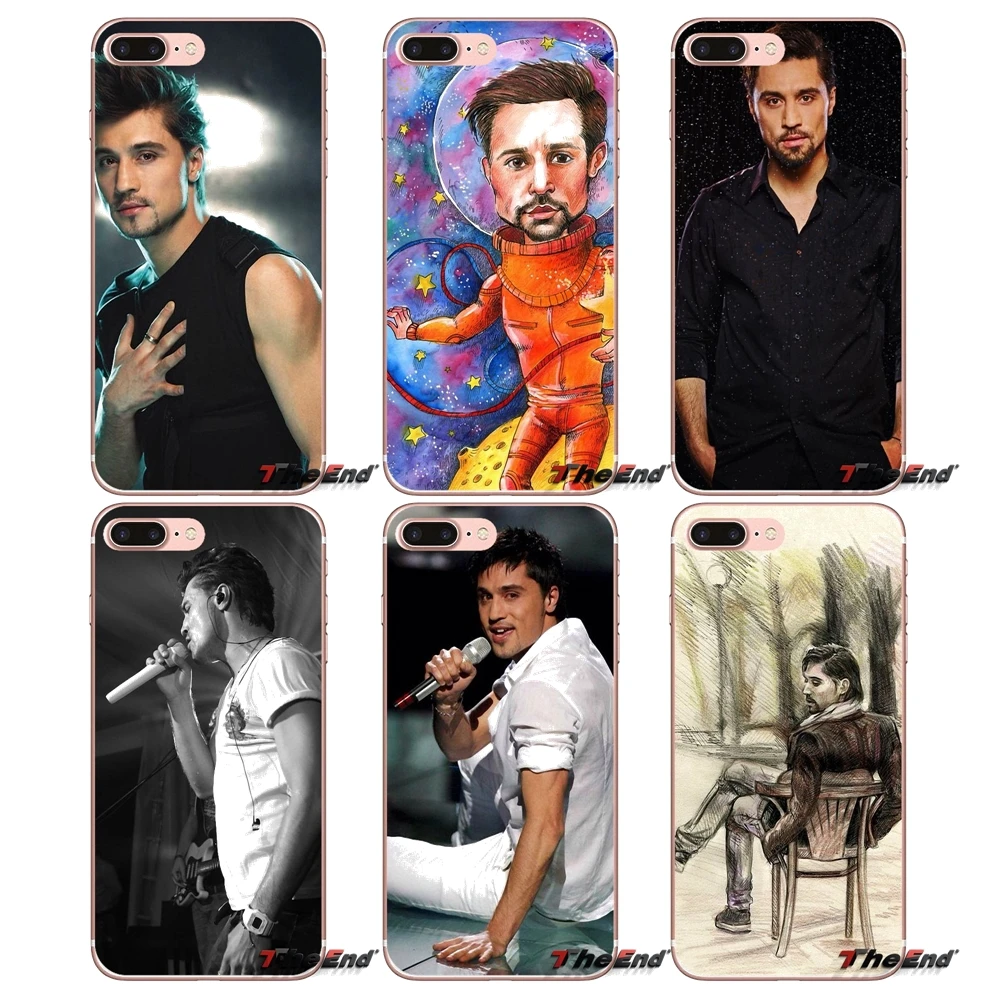 

For iPhone X 4 4S 5 5S 5C SE 6 6S 7 8 Plus Samsung Galaxy J1 J3 J5 J7 A3 A5 2016 2017 Russian Singer Dima Bilan Silicone Case