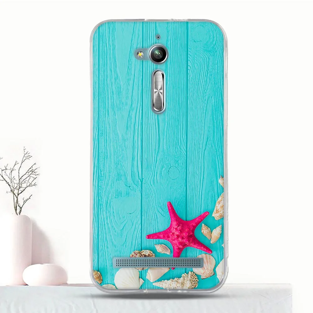 Fundas Silicone For Asus Zenfone Go ZB500KL Case Cute Animal Bumper For Asus Zenfone Go ZB500KL ZB500KG TPU Coque 5.0" Case cell phone pouch with strap Cases & Covers