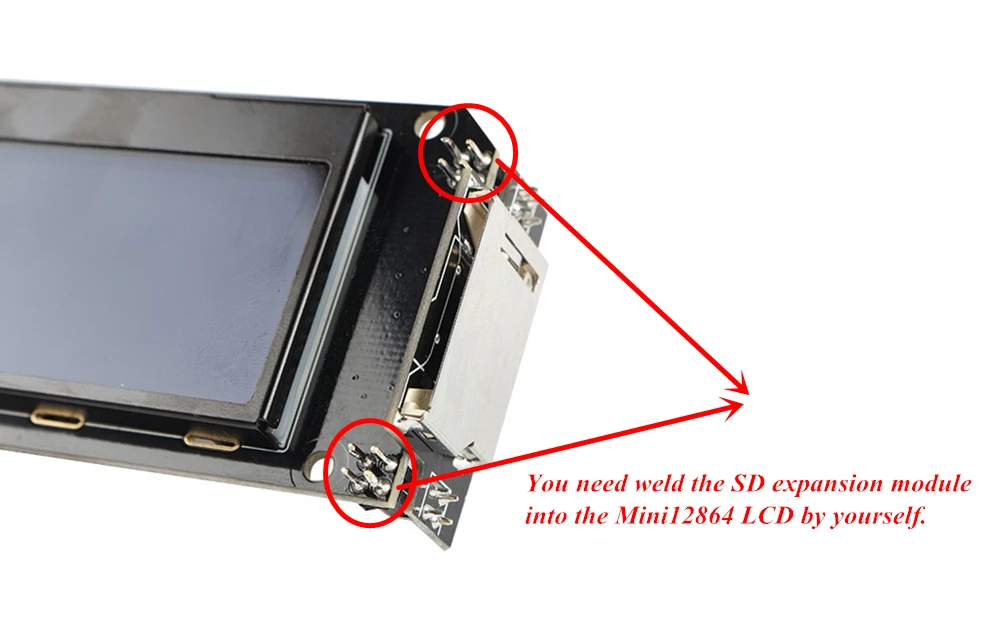 mini 12864 SD module detail 6