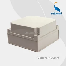 Saip водонепроницаемая распределительная коробка, пластиковый водонепроницаемый короб ip66 175*175*100 мм