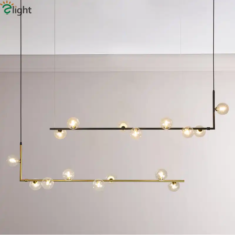 Nordic Horizontal Led G9 Pendant Lights Dining Room 6 Light 8 Nordic Horizontal Led G9 Pendant Lights