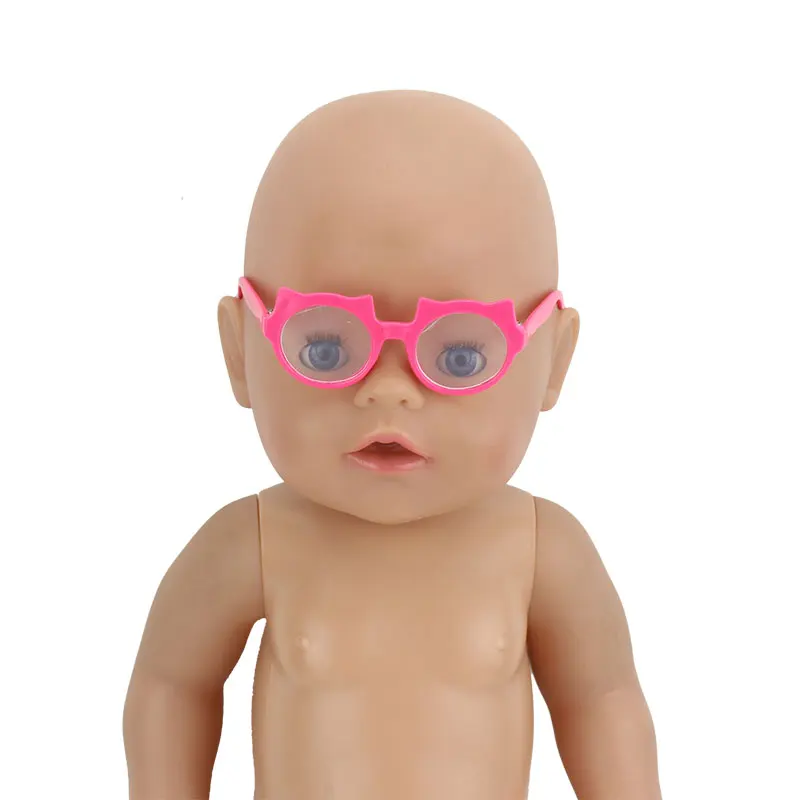 Очки подходят для 43 см для ухода за ребенком для мам, куклы для детей аксессуары Reborn - Цвет: 01
