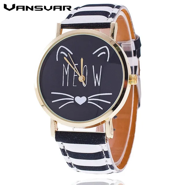 Dropshipping Fashion Lovely Meow Cat Watch Casual Women Wristwatch Luxury Quartz Dropshipping Fashion Lovely Meow Cat Watch Casual Women Wristwatch Luxury Quartz