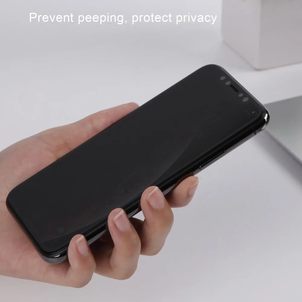 Антишпионское закаленное стекло для iPhone X Xs Max XR Nillkin 3D антибликовое уличное
