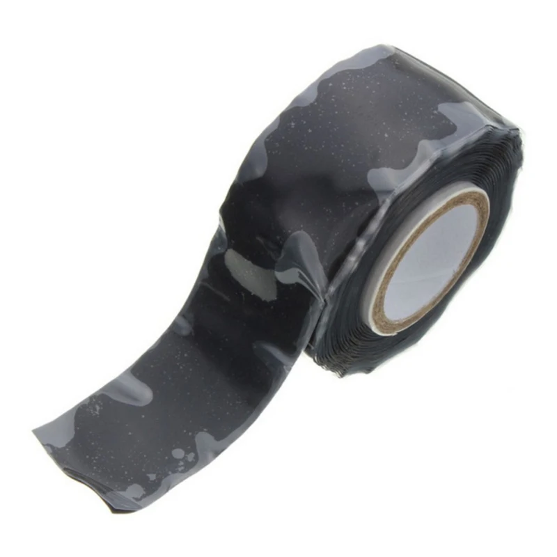 2.5cm*1.5m Super Strong Self Adhesive Fabric Tape Garden Water Pipeline Repair Tape Self-fluxing Silicone Survival