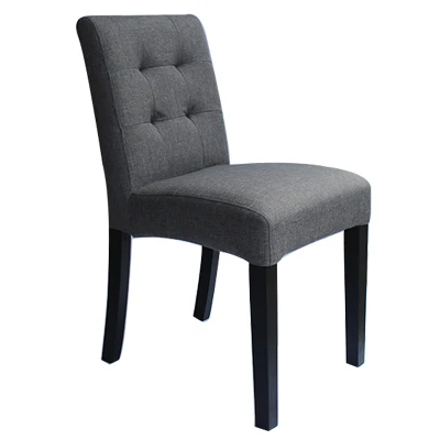 Модный Массив дерева, ткань, западные обеденные стулья, гостиничные стулья для кафе, простые моющиеся тканевые стулья - Цвет: grey fabric blackleg