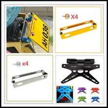 Внедорожных мотоциклов питбайк номерных знаков держатель Кронштейн номерного знака для SUZUKI VZ800 Marauder Kawasaki VERSYS 650cc ZG1000