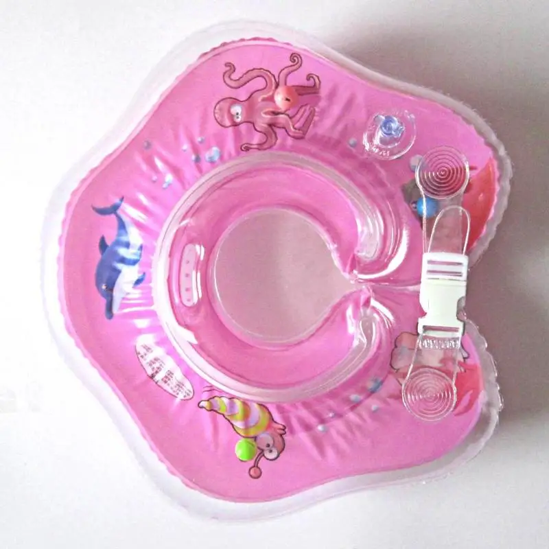 Детские нашейный плавательный круг надувной безопасности игрушек Младенцы круг поплавок для плавательный круг для шеи Круг и милый утенок игрушки для купания