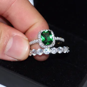 

DIY Big Promotion 3ct Real 925 Silver Ring set SWA Element Birthstone cz Rings For Women Wholesale Wedding Engagement Jewelry