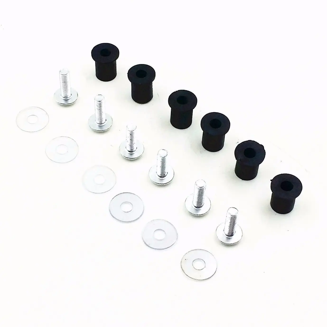 

Silver Windscreen Windshield Wellnut Bolt For Yamaha Honda Kawasaki Suzuki CBR