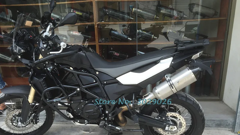 

Slip On For BMW F650 F700 GS F800 F800GS Muffler Exhaust Pipe Set with Middle Link Pipe Escape DB Killer Carbon Fiber