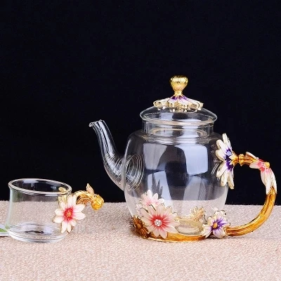 Посуда для напитков чайная чашка чайник Набор мастер чашка личные термостойкие стеклянные чашки