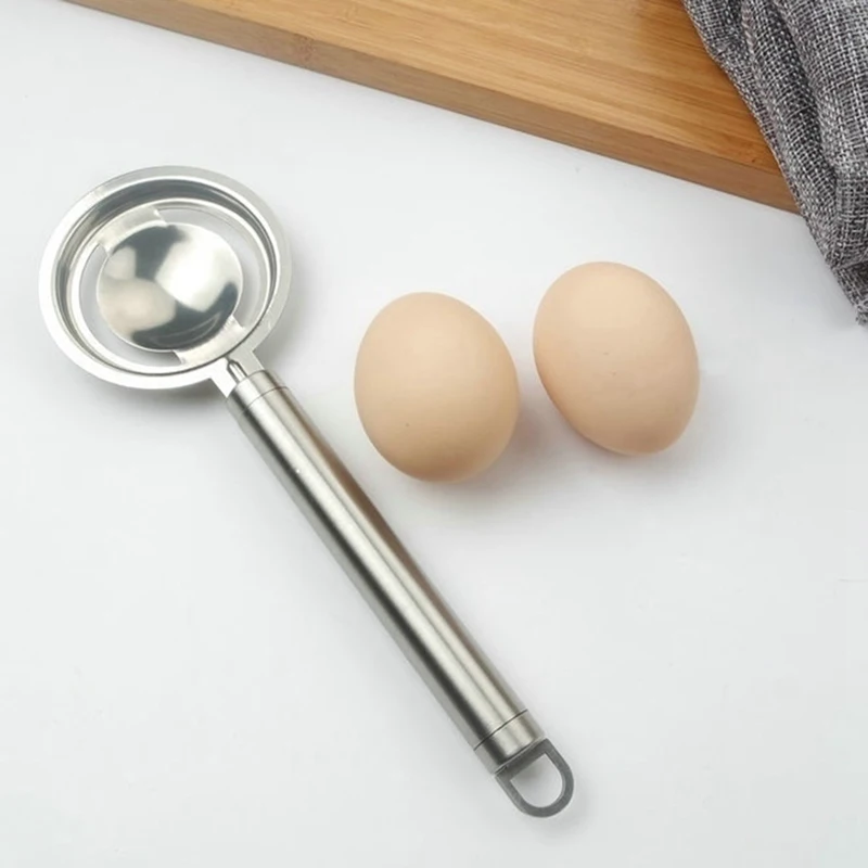 Новое творческое яйцо желток разделительный фильтр из нержавеющей стали Яйцо белый сепаратор кухонный гаджет кухонный сито инструмент для яиц