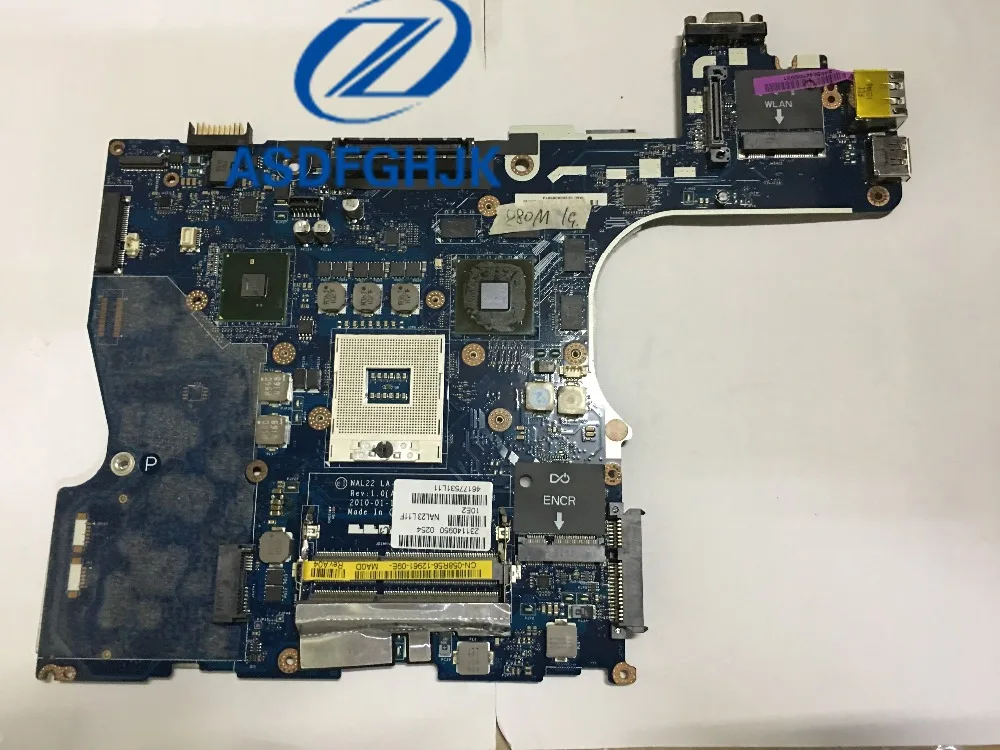 Для Dell Precision M4500 Материнская плата ноутбука QM57 58R56 058R56 CN LA 5573P DDR3 w/ FX 880M 1G GPU Проверка