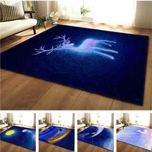 Современный олень лося простая роспись Гостиная ковер спальня ресторанный коврик площадь ковер для гостиной 3d ковры детская комната