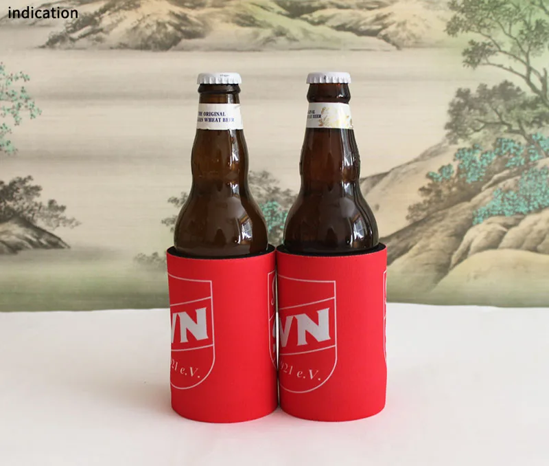 100pcs /lot Custom Neoprene Stubby Holder Beer Can Cooler Sleeve For 330ml Bags Cans During Birthday Party Celebrations | Багаж и сумки