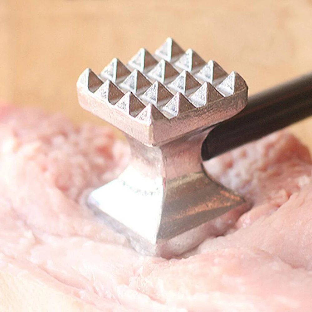 Дешевый 1 шт. Professional Tenderizer алюминиевый Металл молоток для мяса Pounders стейк для говядины, курицы молотки размягчители мяса Кухня инструмент 100 ГБ