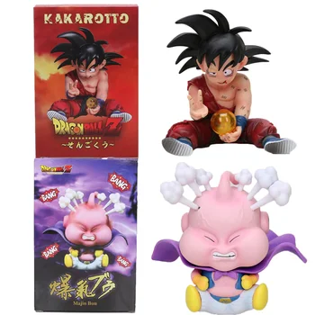 

10cm Dragon Ball Z Son goku child kid kakarotto Majin buu PVC Action Figure Toys