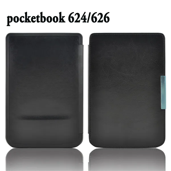 Чехол-обложка с шелковым принтом для Pocketbook basic touch lux 2 614/624/626 pocketbook 626 plus ereader - Цвет: PB624 FM BK