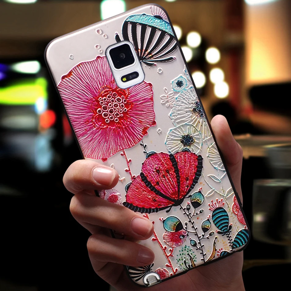 Чехол, чехол, чехол для samsung Galaxy Note 3 4 5 Note5 Note4 силиконовый 3D милый мобильный на оригинальной роскошной задней панели телефона