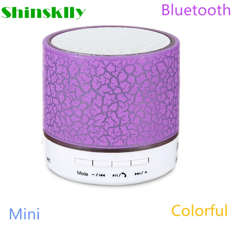 

A9 Portable MINI Wireless Bluetooth Speaker Hands USB Music Sound Box Subwoofer Loudspeakers LED for iPhone Laptop Mobile Phone