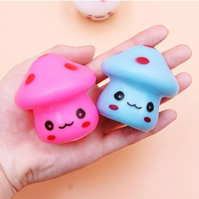 Baby Bedroom Lamps Night Light Cartoon mushroom Pvc Plastic Sleep Led Kid Lamp Bulb Nightlight For Children Lamp Battery Powered (3)
