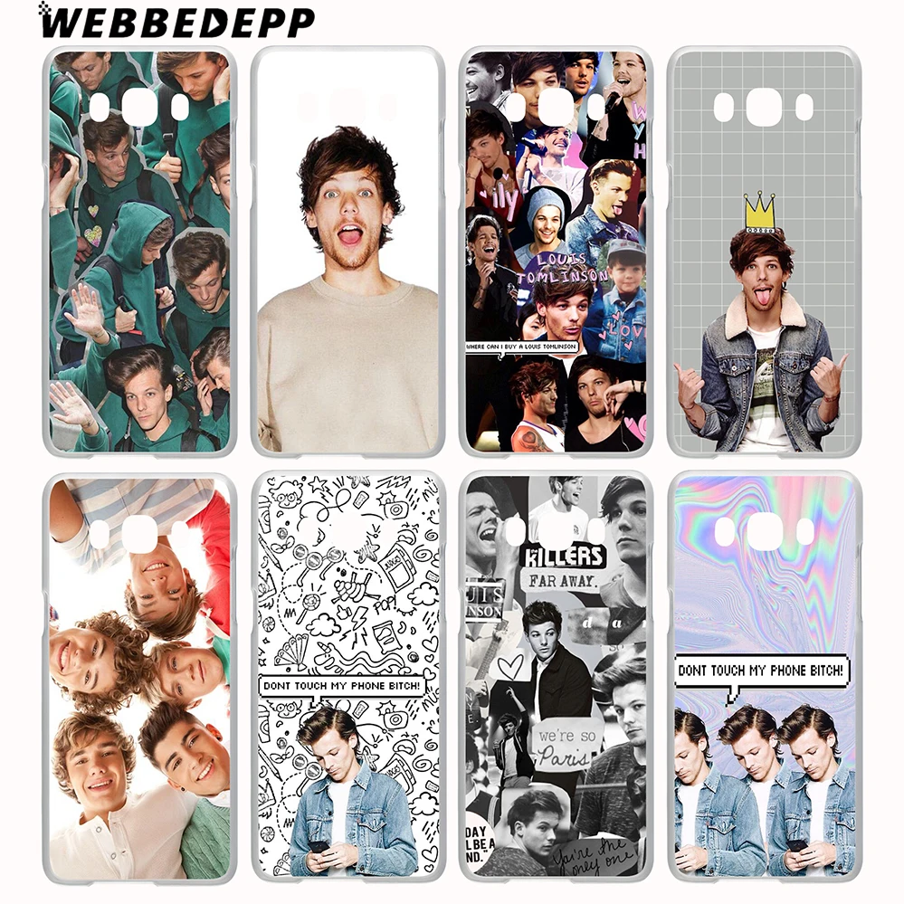 WEBBEDEPP Louis Tomlinson Case for Galaxy J3 J5 J1 2 J7 2015/2016/2017/ J2 Prime Ace EU US Version