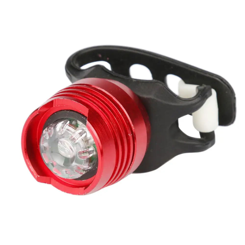 Excellent Plastic LED Bike Bicycle Cycling Front Rear Tail Helmet Red Flash Lights Safety Warning Lamp Safety Caution Light Accessories 6