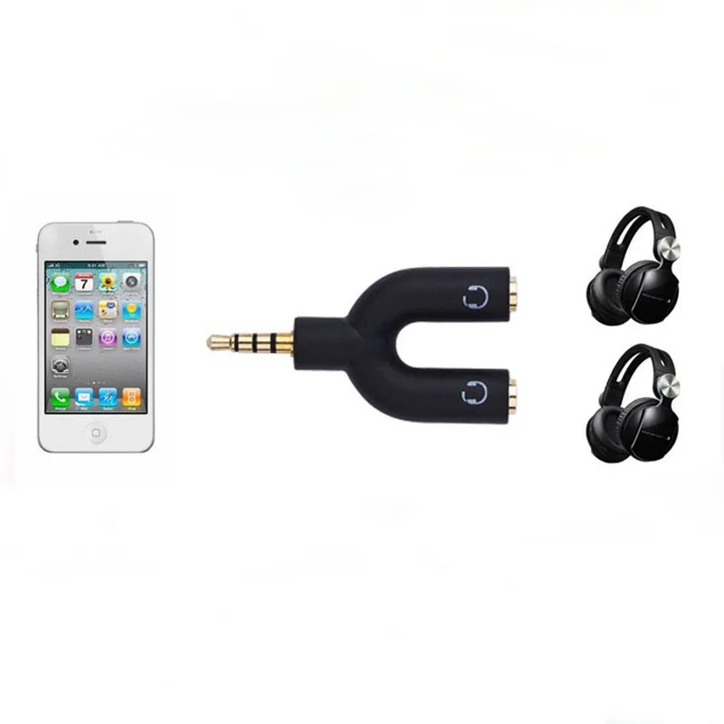 10pcs pack High Quality 1 4inch 6 35mm Male to 3 5mm Jack Audio Adapter for DJ Headphones