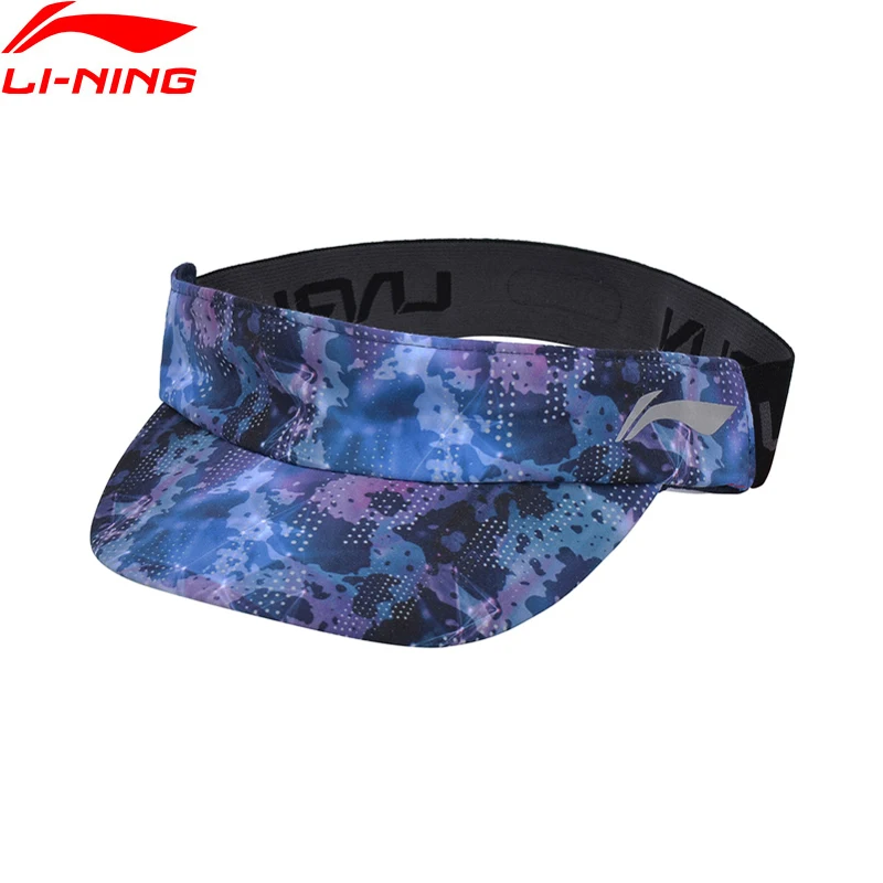 Clearance)Li-Ning Unisex Running Series Cap Polyester LiNing Adjustable Printing Reflective Sports Hats AMXN002 PMQ064