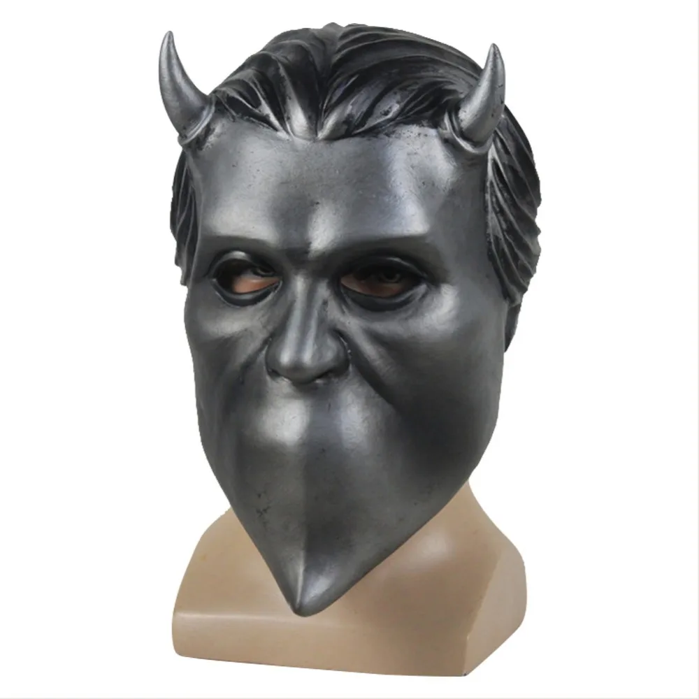 Adult Ghost BC Band Mask Nameless Ghoul Latex Mask Cosplay Costume