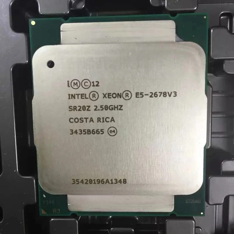 Mejor vendedor  Intel-Procesador para cpu con capacidad 30MB, dispositivo para unidad de procesamiento central, tipo 12Core, con frecuencia 2,5 GHz, 120W, chip de 22nm, enchufe Socket LGA 2011-3, SR20Z, modelo E5 2678 V3 lnKwnj0x