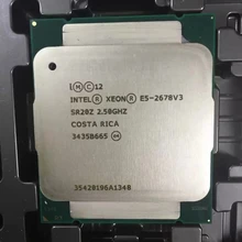 Intel E5 2678 V3 2,5 ГГц 30 Мб 12-жильные 120 Вт 22nm разъем LGA 2011-3 E5-2678 V3 SR20Z процессор