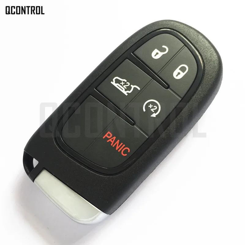 QCONTROL FCC ID: GQ4-54T дистанционный смарт-ключ для DODGE/Chrysler/JEEP Grand Cherokee Proximity комфорт-доступ Keyless-go 4A чип