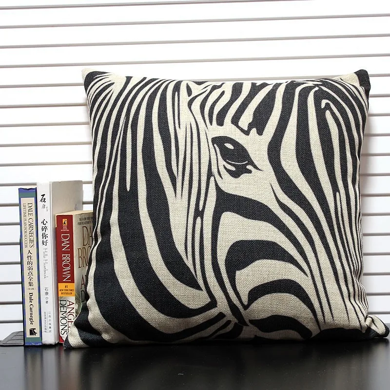 Zebra Print Pillows My Blog The Pillow Collection 18 Square Dristi Zebra Print Throw Contemporary Decorative Pillows