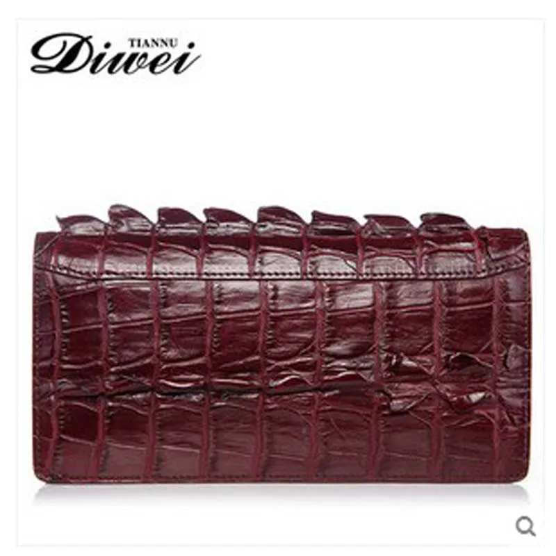 

2019 diwei crocodile man purse leather large capacity hand bag long wallet authentic handbags business and leisure travelers