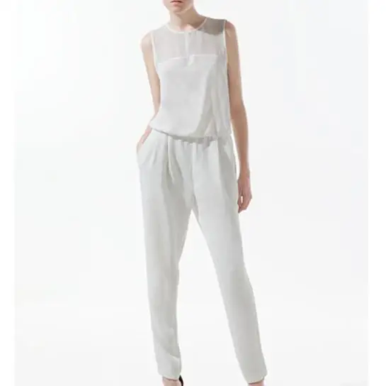 Summer Fashion Women Jumpsuit Tank Sleeveless Overall Ladies' Casual Jumpsuits Black Pants Rompers Plus Size