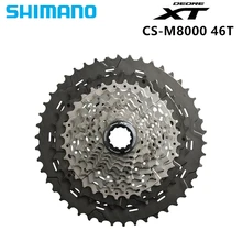 Shimano CS велосипедный M8000 XT 11S скоростной 11-42T 11-46T MTB велосипедный кассета свободного хода