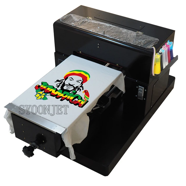 Automatic DTG Garment T-shirt Printer A4 size Direct to T-shirts Printing  Machine 6 Colors - AliExpress