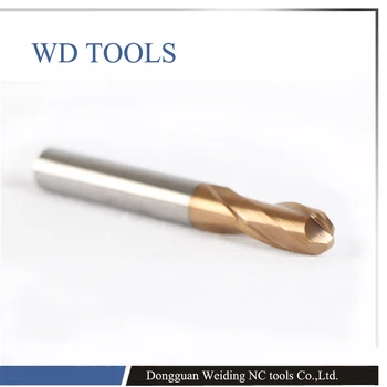 

5.0RX20CX75 importd Germany tungsten rod cemented for precise finishing hardened steel in high speed ball nose end mill