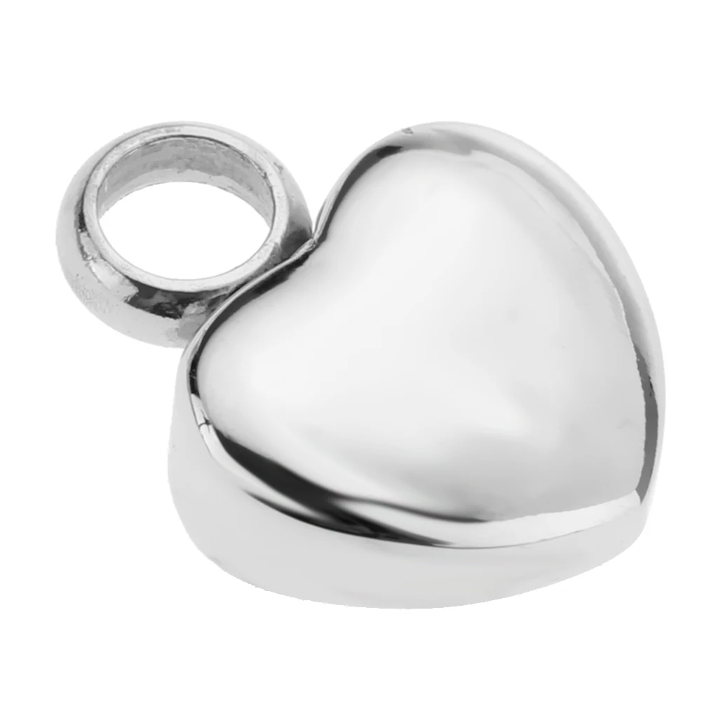 Stainless Steel Love Heart Urn Pendant Memorial Cremation Ash Holder Dad/Mom/Husband/Wife/Brother/Sister