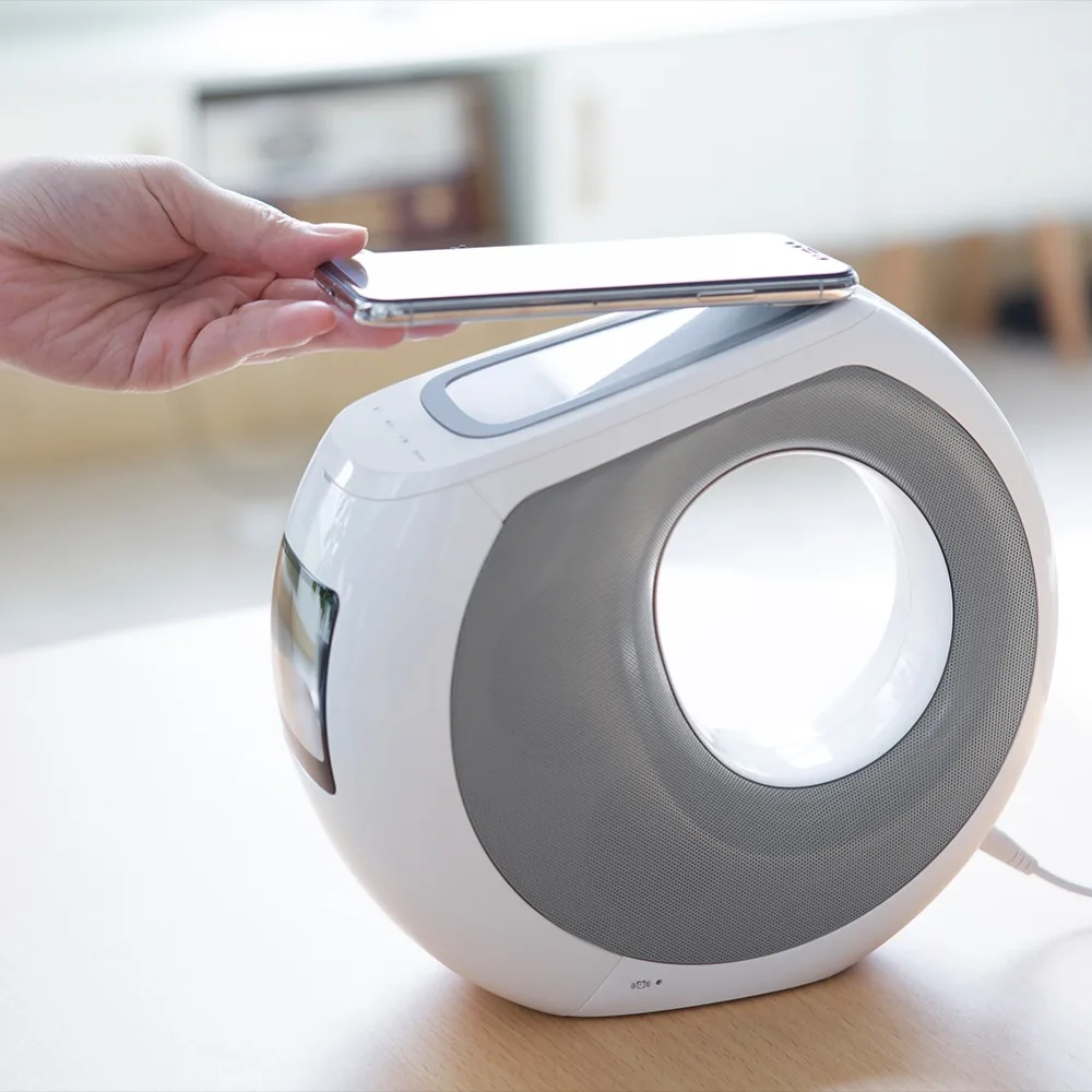 Многофункциональное Беспроводное зарядное устройство Nillkin qi + bluetooth колонки