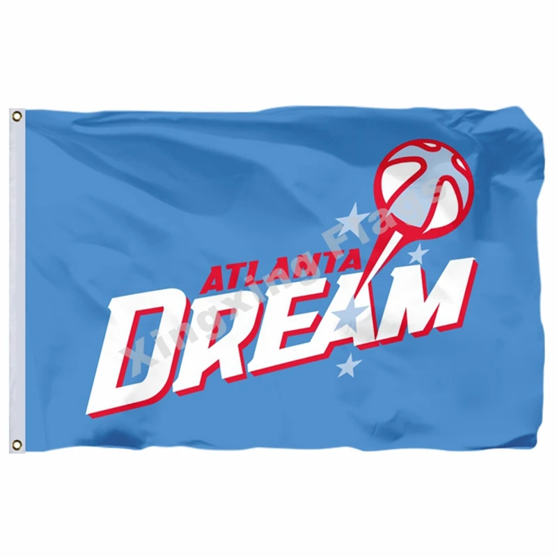 Atlanta Dream Flag 3ft X 5ft Polyester WNBA1 Atlanta Dream Banner