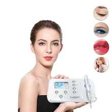 Famisoo цифровой Перманентный макияж ручка Microblading машина Ротари для татуировка бровей и губ пистолет поставки maquiagem dermografo