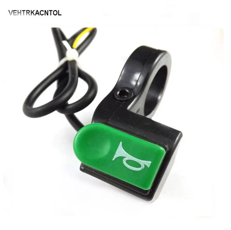 

VEHTRKACNTOL Universal Handlebar Refit Horn Switch ATV Scooter Dirt Bike Motorcycle Individual Horn Switch