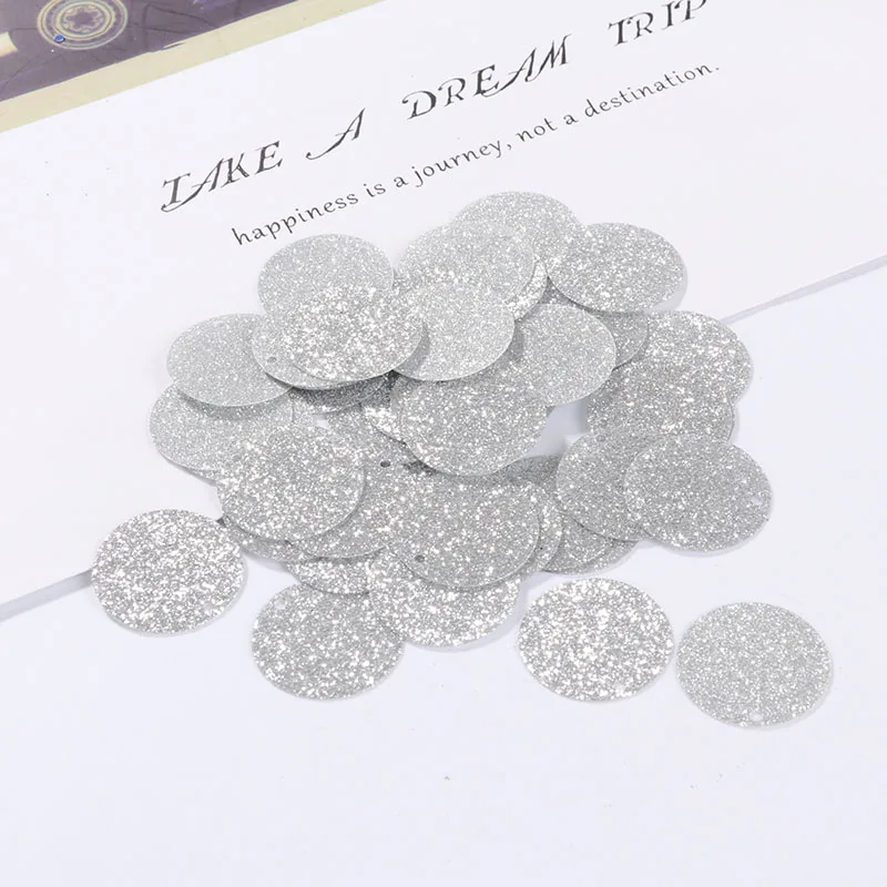 Блестящие пайетки из ПВХ 10 г (100 шт.) 20 мм|Блестки| |