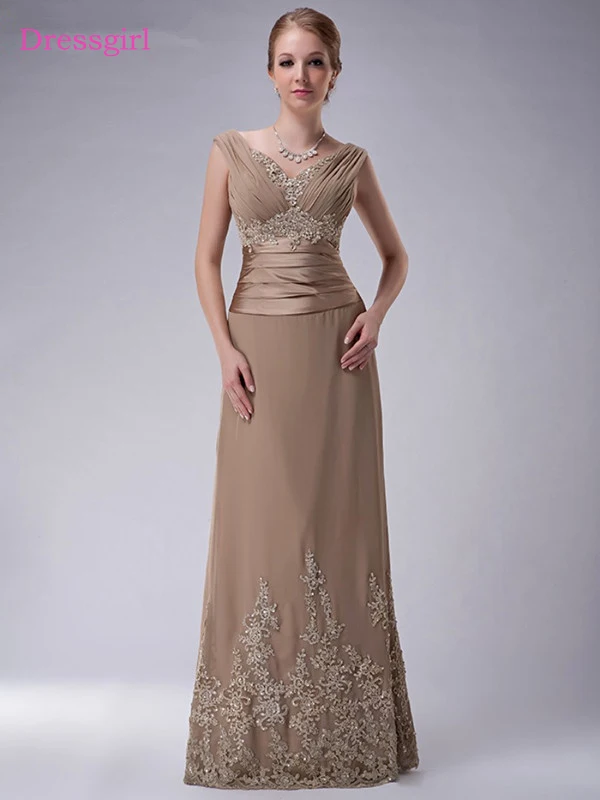 Plus Size 2019 Moeder Van De Bruid Jurken A-lijn Kapmouwtjes Chiffon Lace Kralen Lange Elegante Bruidegom Moeder Jurken Wedding Plus Size 2019 Moeder Van De Bruid Jurken A-lijn Kapmouwtjes Chiffon Lace Kralen Lange Elegante Bruidegom Moeder Jurken Wedding