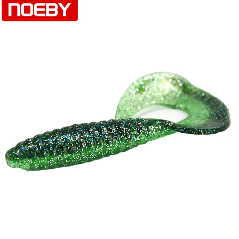 NOEBY S3119 рыболовные мягкие приманки щуки воблеры, силиконовые приманки peche leurre уникальный серповидный хвост 65 мм 85 мм для ловли окуня форели